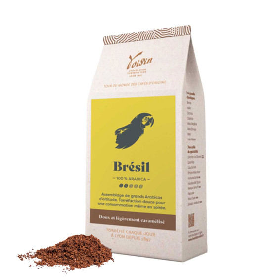 Café Moulu Café Voisin Brésil - 250 gr