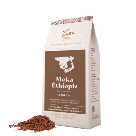 Café Moulu Café Voisin Moka Ethiopie - 250 gr