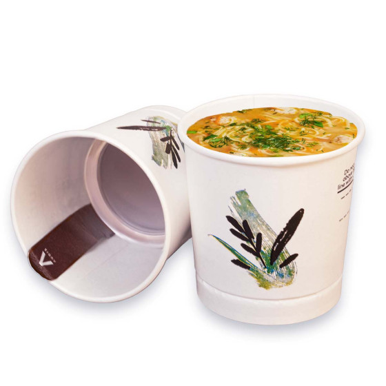 Gobelet Pré-dosé Potage goût Poulet et Pates - 180 boissons