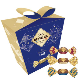 Pochette cadeaux de papillotes Révillon Chocolat au lait - 300 gr