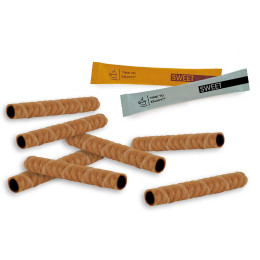 Cigarettes fourrées Chocolat Noisette Royal - carton de 400 biscuits emballés individuellement