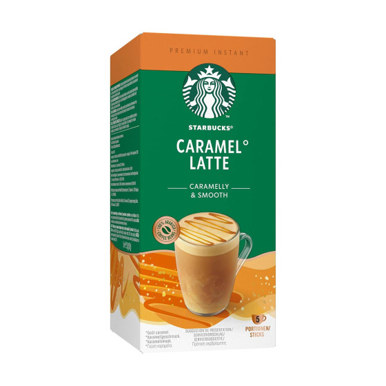 Cappuccino Starbucks Caramel Latte - 5 dosettes individuelles