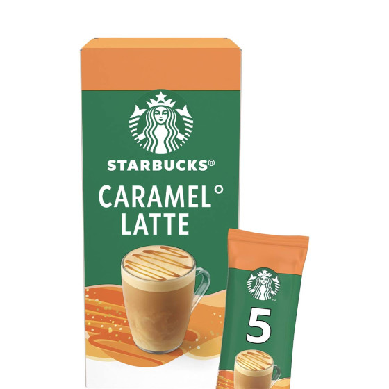 Cappuccino Starbucks Caramel Latte - 5 dosettes individuelles
