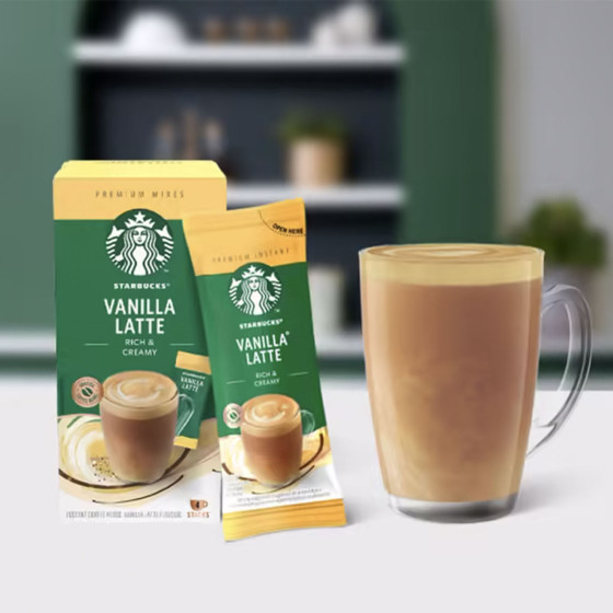 Cappuccino Starbucks Vanilla Latte - 5 dosettes individuelles