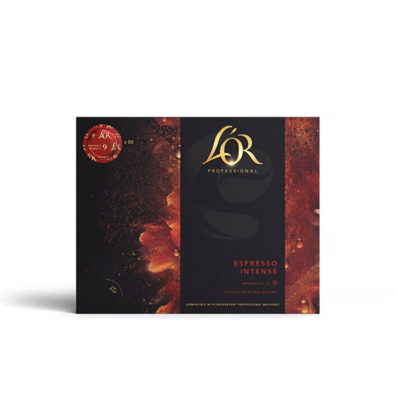 Capsule Nespresso Pro Compatible L'Or Espresso Intense - 50 capsules