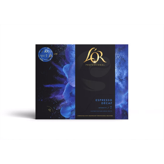 Capsule Nespresso Pro Compatible L'Or Suprême Décaf - 6 boites - 300 capsules