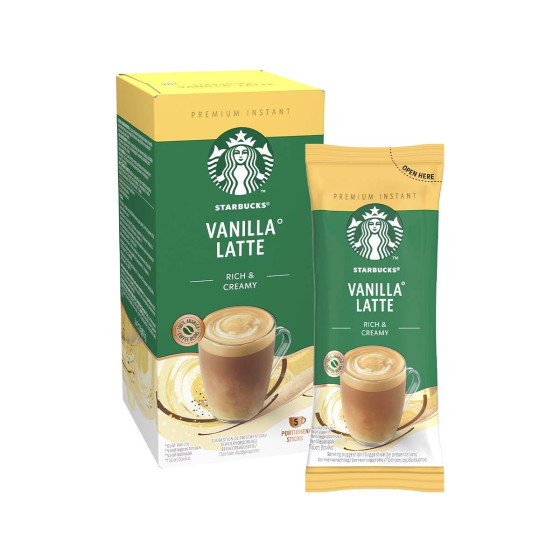 Cappuccino Starbucks Vanilla Latte - 6 boîtes - 30 dosettes individuelles