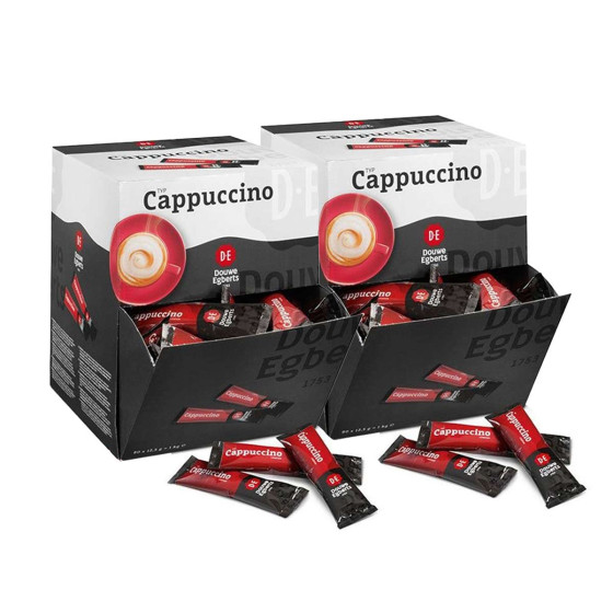 Cappuccino Douwe Egberts - 2 Boîtes distributrices - 160 dosettes individuelles