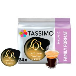 Dosette Tassimo L'Or Espresso Café Long Classic Format Familial - 24 dosettes