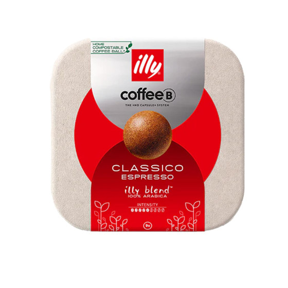 Dosette de café CoffeeB illy Classico Espresso - 9 boules de café