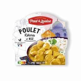 Poulet Korma et Riz Paul & Louise - 1 plat préparé