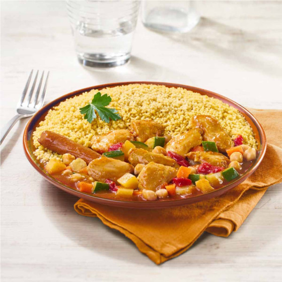 Couscous Poulet Merguez et Légumes Paul & Louise - 1 plat préparé
