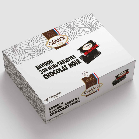 Napolitains Cémoi Royal Chocolat Noir 50% - Carton de 300 pièces