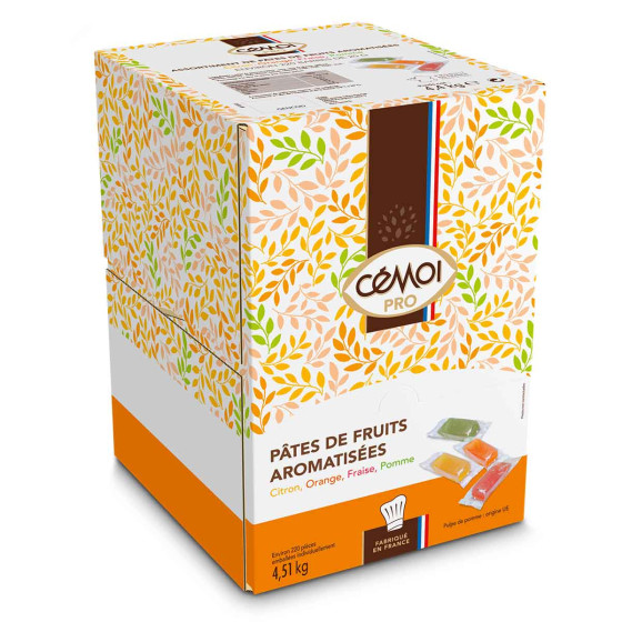 Pâtes de Fruits Cémoi - Boîte Distributrice de 220 pâtes de fruits