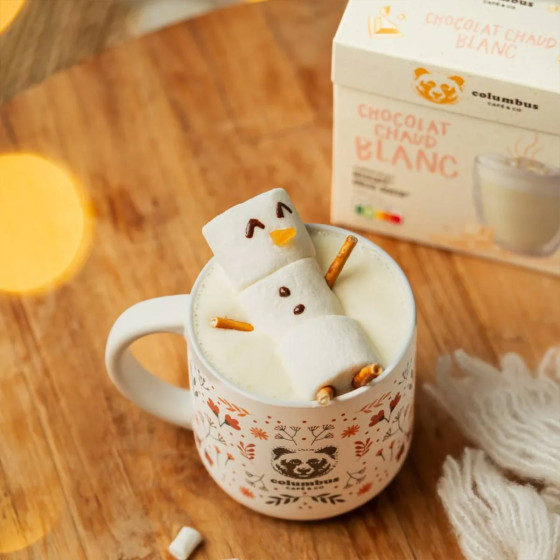 Capsule Dolce Gusto Compatible Columbus Chocolat Chaud Blanc - 12 Capsules