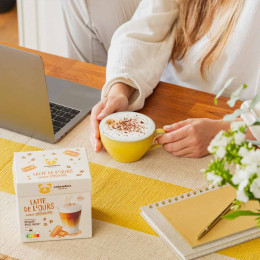 Capsule Dolce Gusto Compatible Columbus Café Latte de l'Ours Saveur Spéculoos - 6 boissons