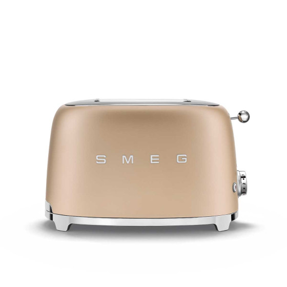 Grille-pain SMEG 2 Tranches Or mat - TSF01CHMEU