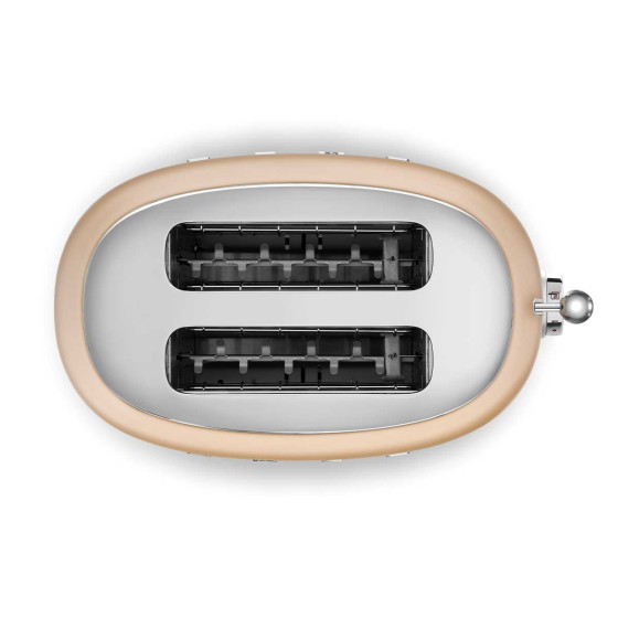 Grille-pain SMEG 2 Tranches Or mat - TSF01CHMEU