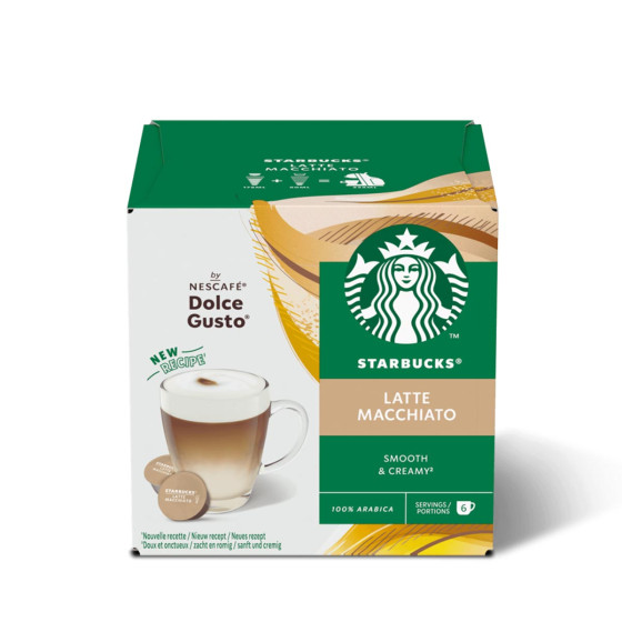 Capsule Starbucks ® by Dolce Gusto ® Latte Macchiato - 6 boissons
