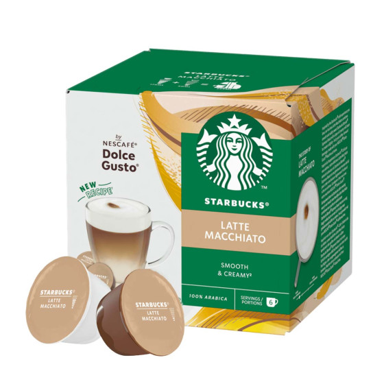 Capsule Starbucks ® by Dolce Gusto ® Latte Macchiato - 6 boissons