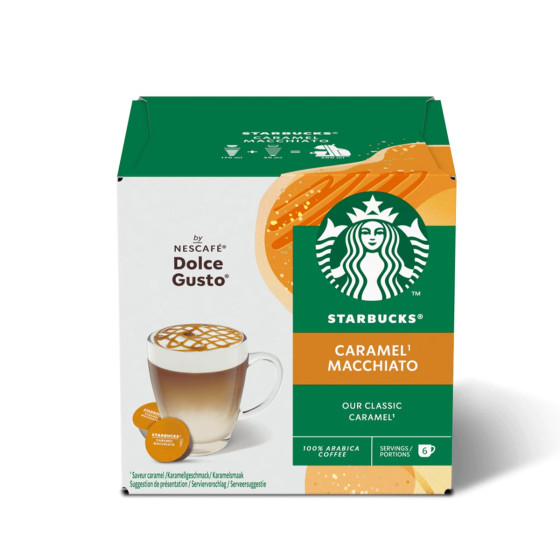 Capsule Starbucks ® by Dolce Gusto ® Caramel Macchiato - 6 boîtes - 36 boissons