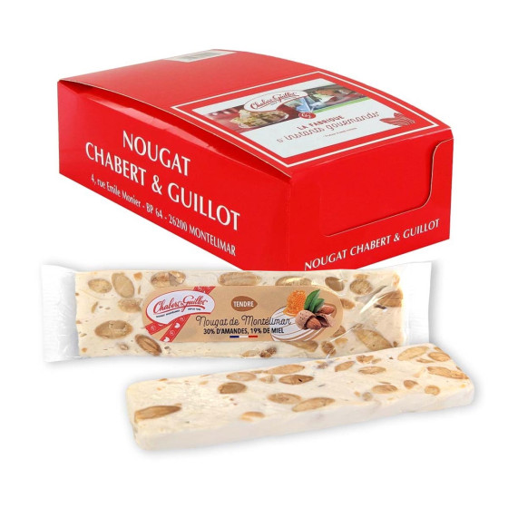 Nougat de Montélimar IGP Chabert & Guillot - 36 Barres de 50g