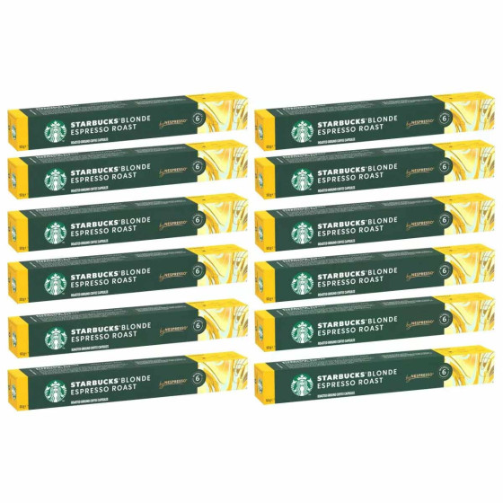 Capsule Starbucks ® by Nespresso ® Blonde Espresso Roast - 12 tubes - 120 capsules