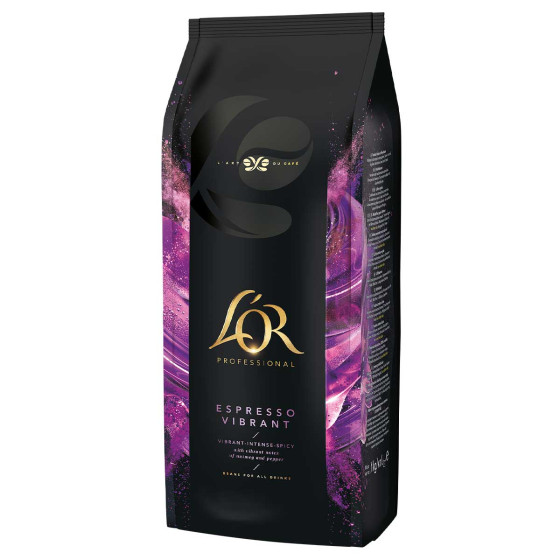 Café en Grains L'Or Professional Espresso Vibrant - 3 paquets - 3 Kg