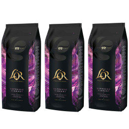 Café en Grains L'Or Professional Espresso Vibrant - 3 paquets - 3 Kg