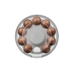 Distributeur de boules de café pour machine CoffeeB - Blanc