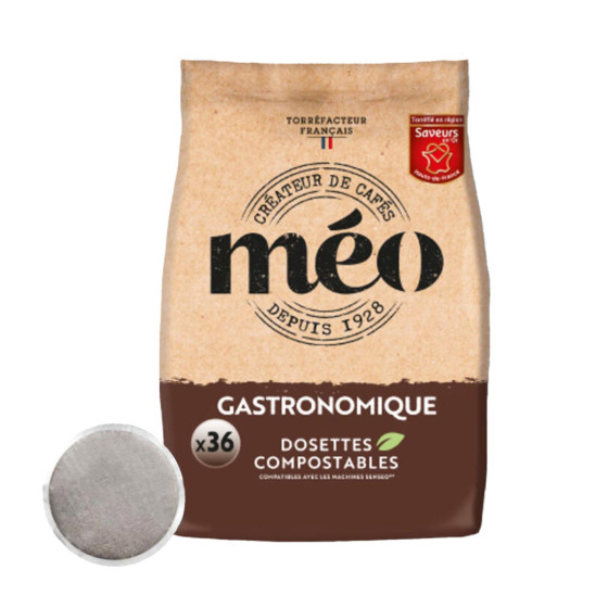 Dosette Souple Cafés Méo Gastronomique - 36 pads
