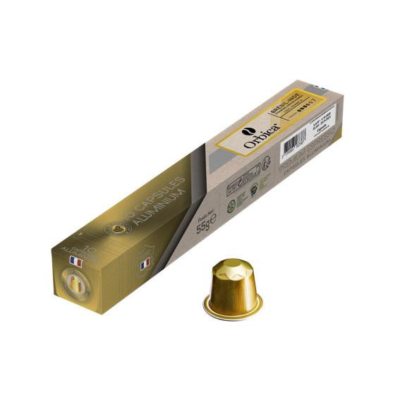 Capsule Nespresso Compatible Café Orbica Brésil Indes Bahia - 10 capsules