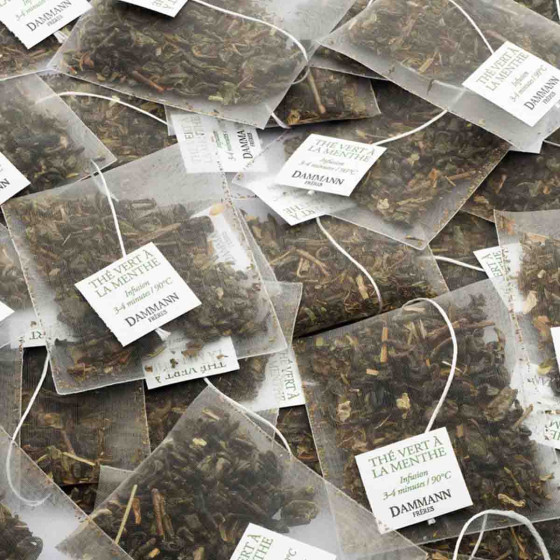 Thé Vert aromatisé Dammann Frères Menthe - 25 sachets