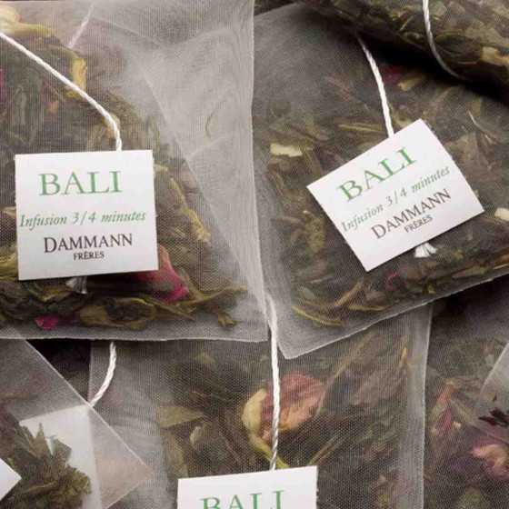 Thé Vert aromatisé Dammann Frères Bali - 25 sachets
