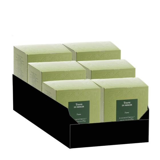 Infusion aromatisée Dammann Frères Tisane du Berger - 6 boites - 150 sachets