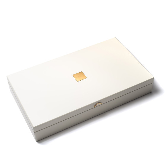 Coffret de Thés et Infusions Dammann Frères Palace 12 variétés - Coffret Blanc en Bois - 72 sachets