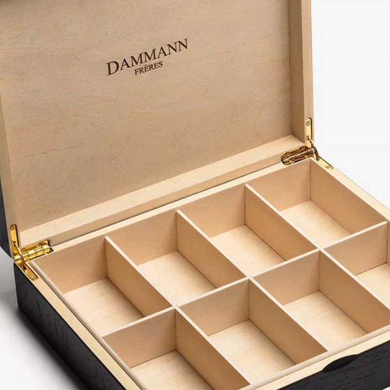 Coffret en Bois Noir Vide de Dammann Frères