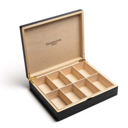 Coffret en Bois Noir vide Dammann Frères