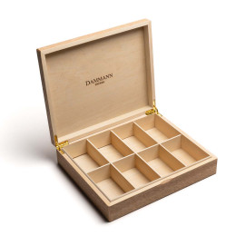 Coffret en Bois Clair vide Dammann Frères