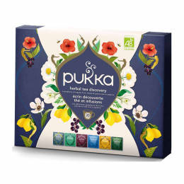 Écrin découverte Thés et Infusions Bio Pukka 6 variétés - 30 sachets