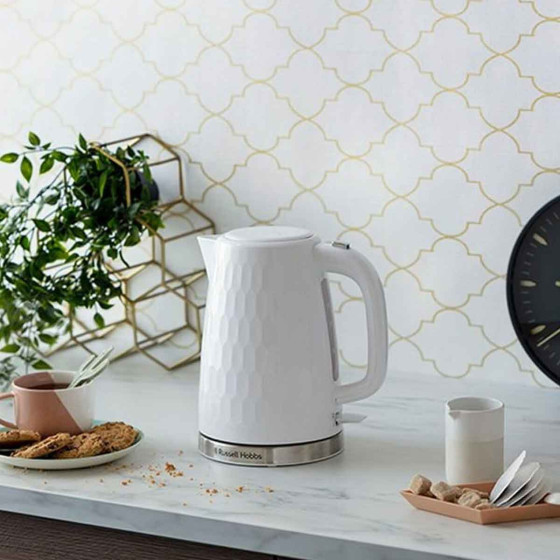 Bouilloire électrique Honeycomb blanc Russel Hobbs 26050-70