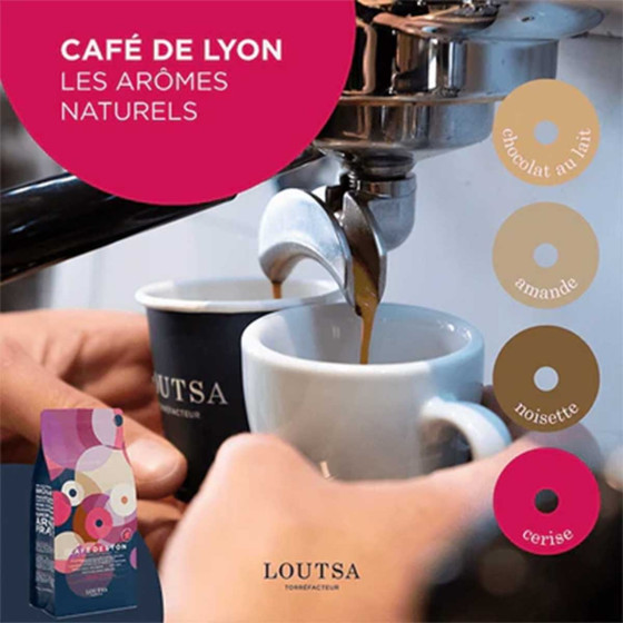 Café de Spécialité en Grains Bio Loutsa Café de Lyon - 250 gr