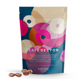 Café de Spécialité en Grains Bio Loutsa Café de Lyon - 3 paquets - 750 gr