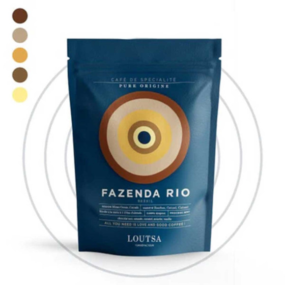 Café de Spécialité en Grains Loutsa Fazenda Rio - 3 paquets - 750 gr