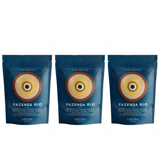 Café de Spécialité en Grains Loutsa Fazenda Rio - 3 paquets - 750 gr