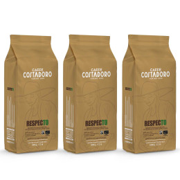 Café en Grains Bio Costadoro Respecto - 3 paquets - 3 Kg