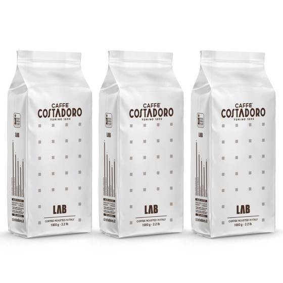 Café en Grains Costadoro Coffee Lab - 3 paquets - 3 Kg