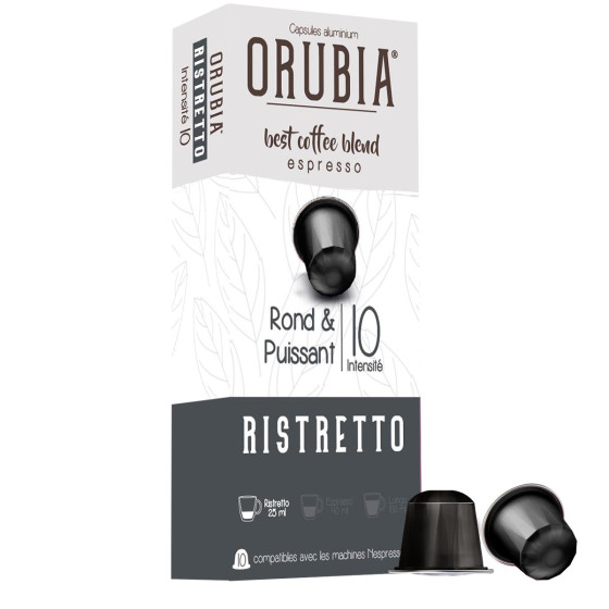 Assortiment Capsule Nespresso Compatible Café Orubia - 5 variétés -  600 capsules