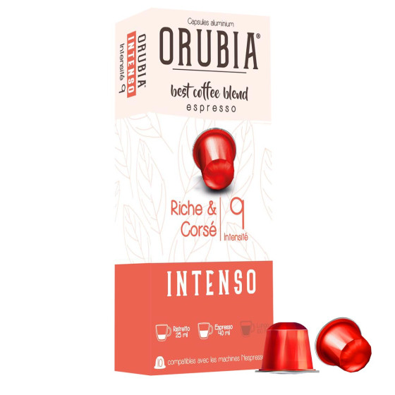 Assortiment Capsule Nespresso Compatible Café Orubia - 5 variétés -  600 capsules
