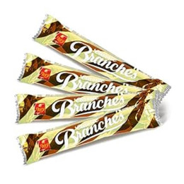 Chocolat Suisse Frey Branches Bicolor Chocolat blanc et lait noisette - 810 gr - DDM 11/2026